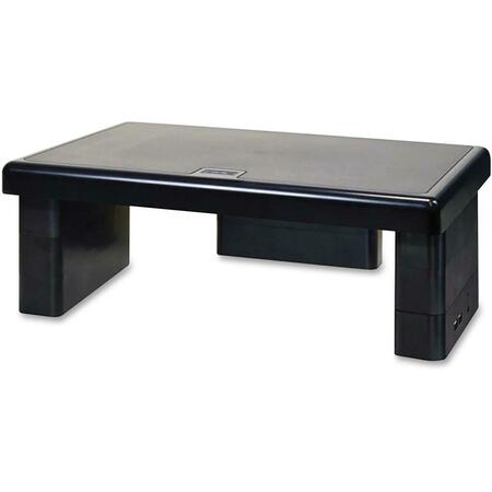 FIRST BASE USB Hub Monitor Stand - Black DTA02159